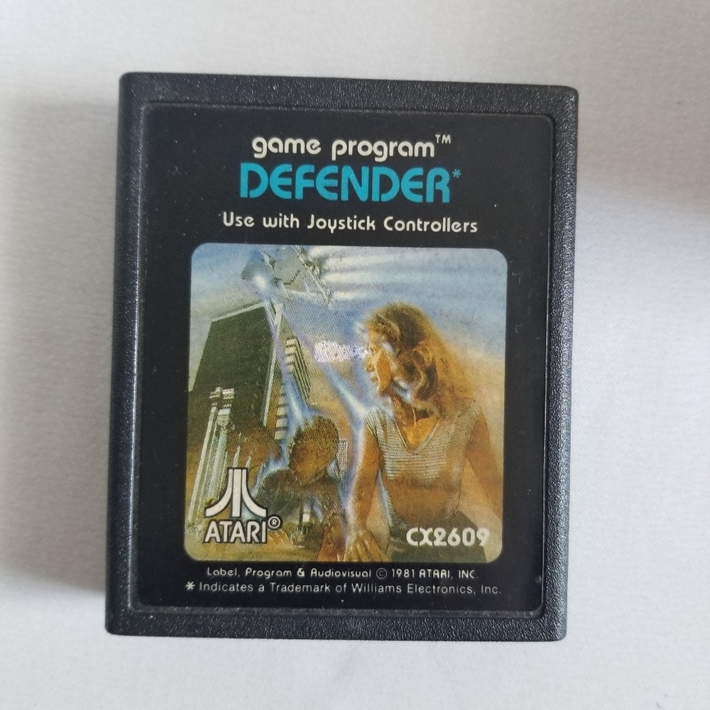 1981 Defender Atari Video Game